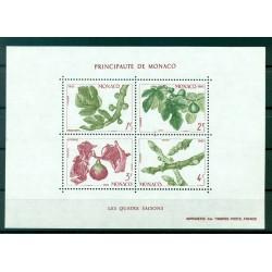 Monaco 1983 - Y & T sheet n. 26 - Fig tree's four seasons