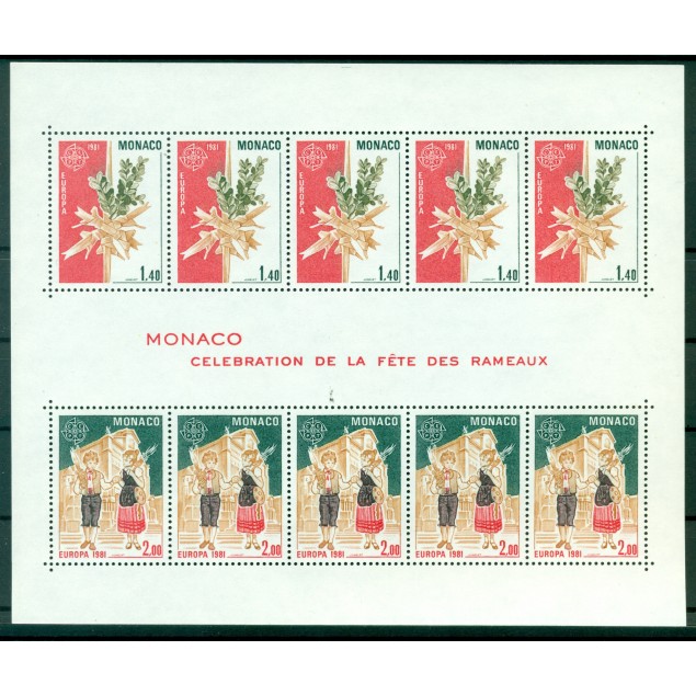 Monaco 1981 Mi.b.17 - Europa - Folklore