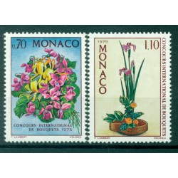 Monaco 1974 - Y & T  n. 984/85 - Concorso internazionale di bouquets