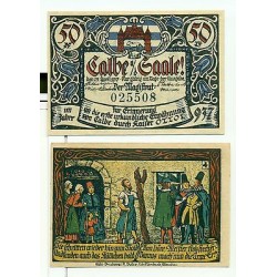 OLD GERMANY EMERGENCY PAPER MONEY - NOTGELD Calbe a.d. Saale 1917 4
