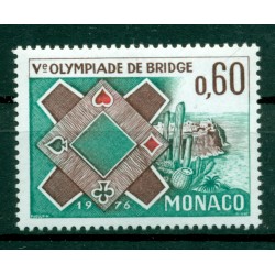 Monaco 1976 - Y & T n. 1052 - Ve Olympiade de bridge