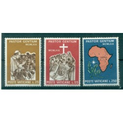 Vatican 1980 - Mi. n. 764/770 - "Viaggi del Papa" Jean Paul II