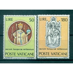 Vaticano 1971 - Mi. n. 594/595 - Evangelizzazione dell'Ungheria