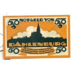 OLD GERMANY EMERGENCY PAPER MONEY - NOTGELD Dahlenburg 1921 50 Pf