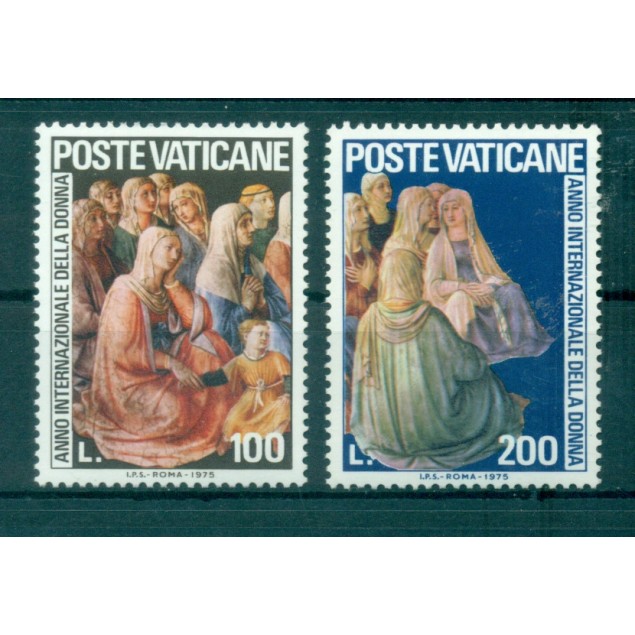 Vatican 1975 - Mi. n. 670/671 - Année de la Femme