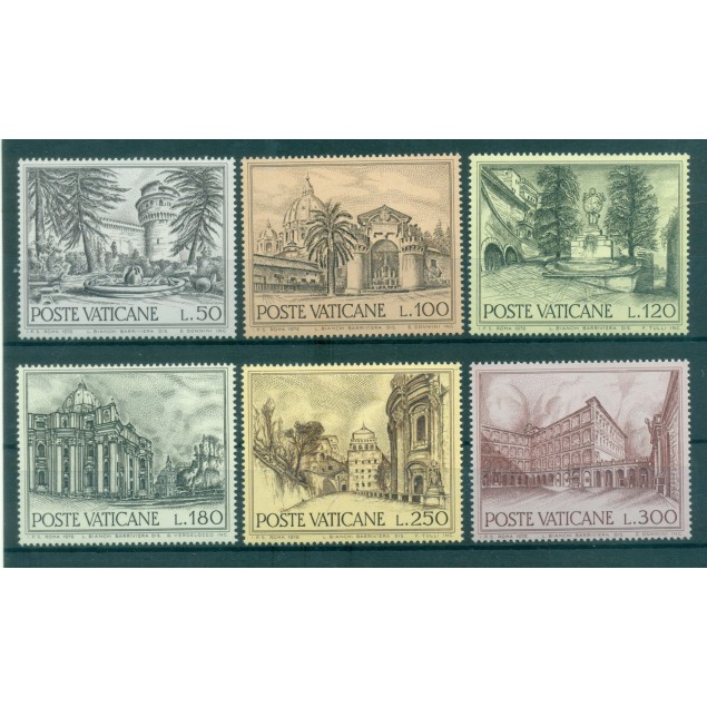 Vatican 1976 - Mi. n. 689/694 - Fontaines