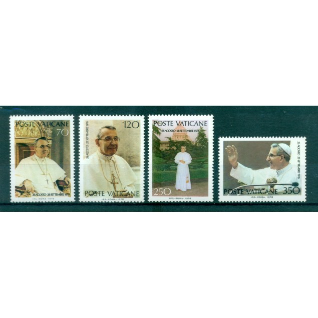 Vatican 1989 - Mi. n. 988/992 - "Viaggi del Papa" Jean Paul II