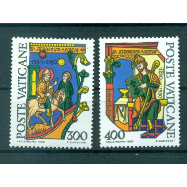 Vatican 1980 - Mi. n. 759/763 - Saint Benoît de Nursie