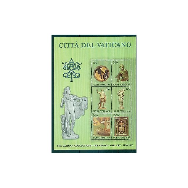 ART ANTIQUE - ANCIENT ART VATICAN CITY 1983 The Vatican Collection block