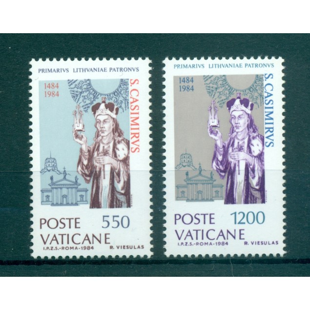 Vatican 1980 - Mi. n. 759/763 - Saint Benoît de Nursie