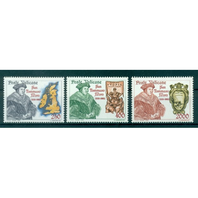 Vatican 1980 - Mi. n. 759/763 - Saint Benoît de Nursie