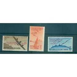 San Marino 1946 - Mi. n. 352/354 - Aerei "Convegno Filatelico"