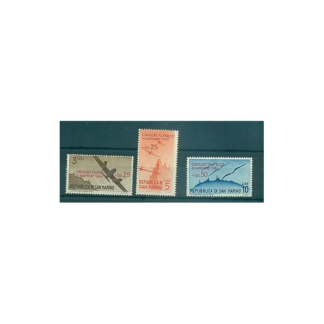 AVIONS - PLANES SAN MARINO 1946 "Philatelic Congress"