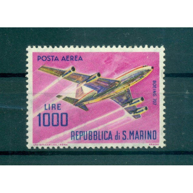 San Marino 1964 - Mi. n. 801- Aerei BOEING 707