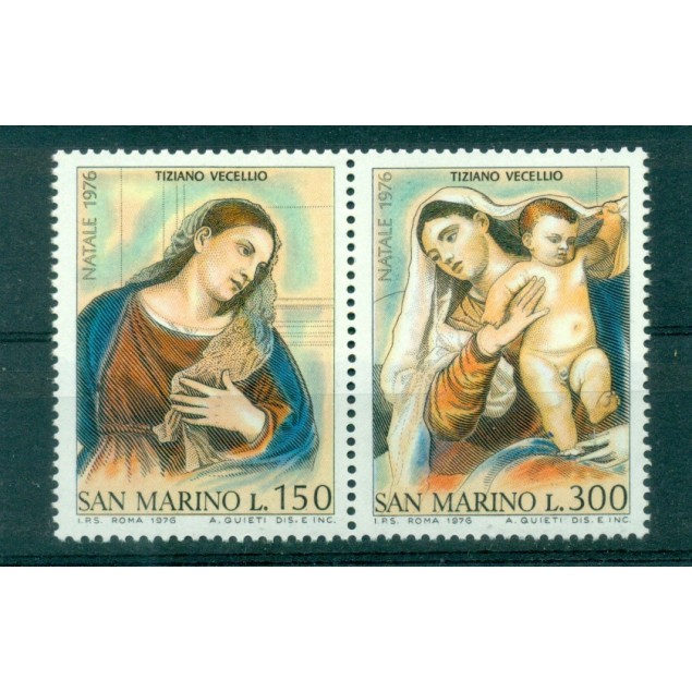 San Marino 1976 - Mi n. 1125/1126 - Christmas