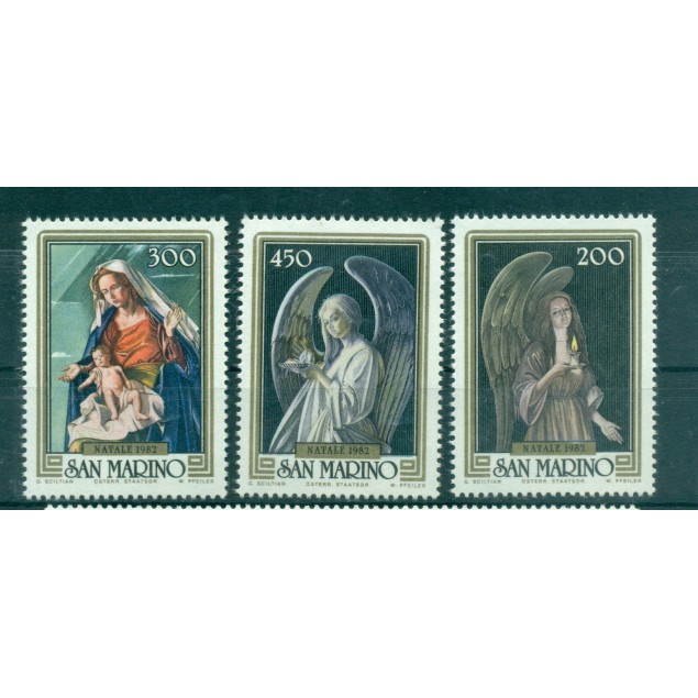 San Marino 1982 - Mi n. 1267/1269 - Christmas