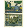 OLD GERMANY EMERGENCY PAPER MONEY - NOTGELD Dornburg 1921 50 Pf  2 Goethe  1792