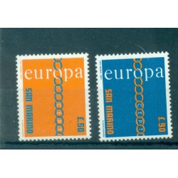 Saint-Marin 1971 - Mi. n. 975/976 - EUROPA CEPT Chaîne