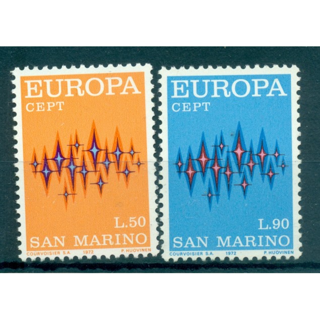 Saint-Marin 1972 - Mi. n. 997/998 - EUROPA CEPT Étoiles