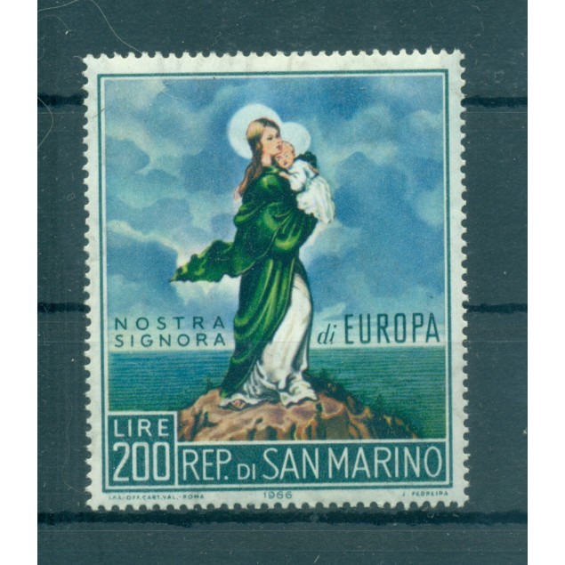 San Marino 1966 - Mi. n. 879 - EUROPA CEPT Nostra Signora d'Europa