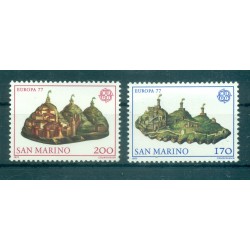 San Marino 1977 - Mi. n. 1131/1132 - EUROPA CEPT Paesaggi