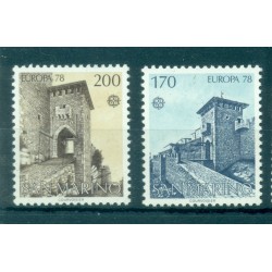San Marino 1978 - Mi. n. 1156/1157 - EUROPA CEPT Monumenti