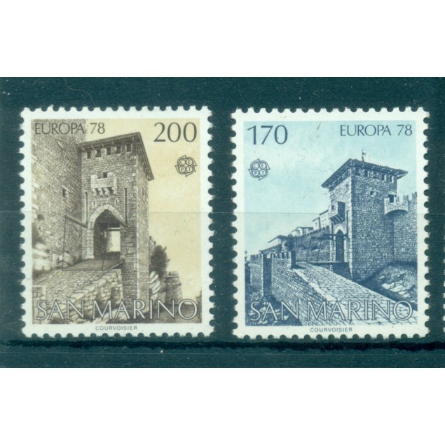 San Marino 1978 - Mi. n. 1156/1157 - EUROPA CEPT Monumenti