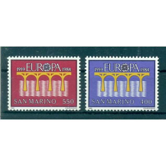 San Marino 1984 - Mi. n. 1294/1295 - EUROPA CEPT Ponte