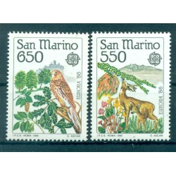 San Marino 1986 - Mi. n. 1339/1340 - EUROPA CEPT Conservazione della Natura