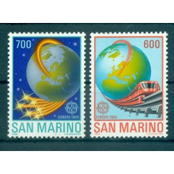 San Marino1988 - Mi. n. 1380/1381 - EUROPA CEPT Trasporti & Comunicazioni