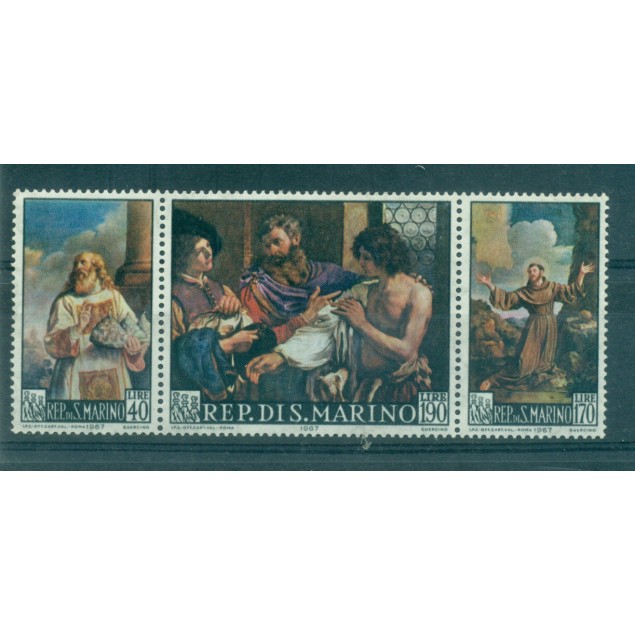 Saint-Marin 1967 - Mi. n. 887/889 - "Guercino"