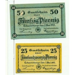 OLD GERMANY EMERGENCY PAPER MONEY - NOTGELD Eckartsberga Thur. 1921