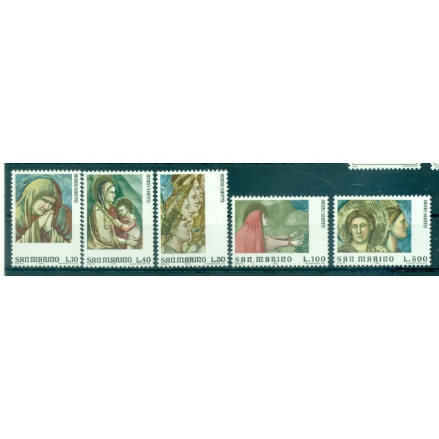 Saint-Marin 1975 - Mi. n. 1090/1094 - Année Sainte, Giotto