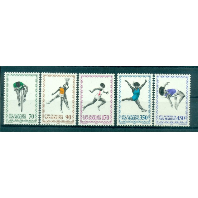 Saint-Marin 1980 - Mi. n. 1214/1216 - Jeux Olympiques de Moscou