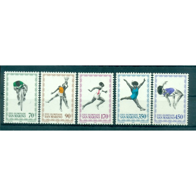 San Marino 1980 - Mi. n. 1214/1216 - Moscow Olympic Games