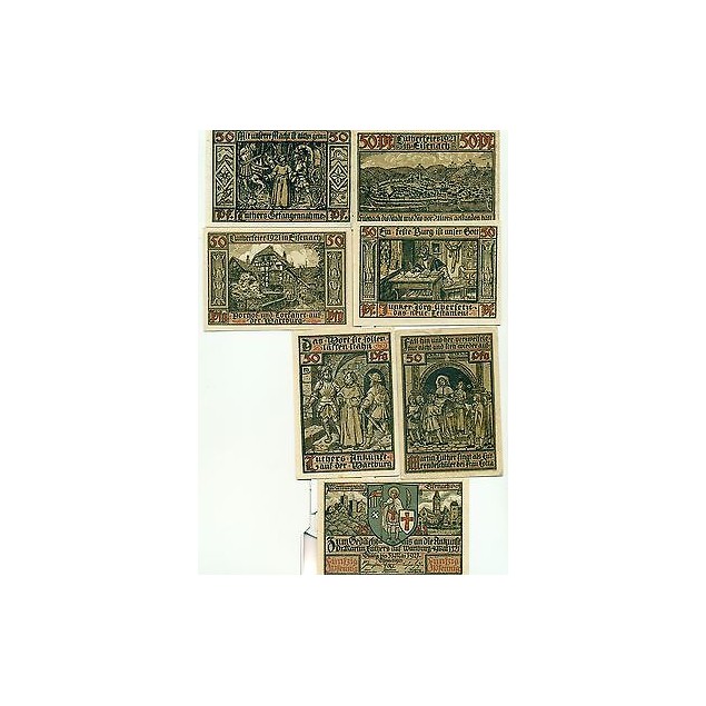 OLD GERMANY EMERGENCY PAPER MONEY - NOTGELD Eisenach 1921