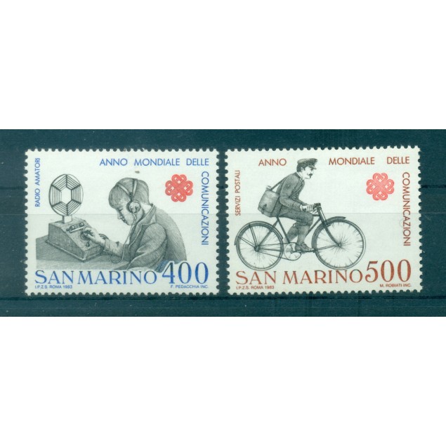 San Marino 1983 - Mi. n. 12801/1281 - Communications Year