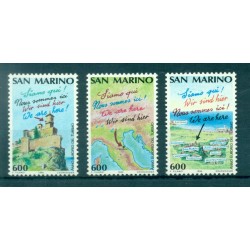 Saint-Marin 1990 - Mi. n. 1435/1437 - Année européenne du Tourisme