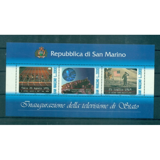 San Marino 1993 - Mi. n. Bl 16 - Televisione di Stato
