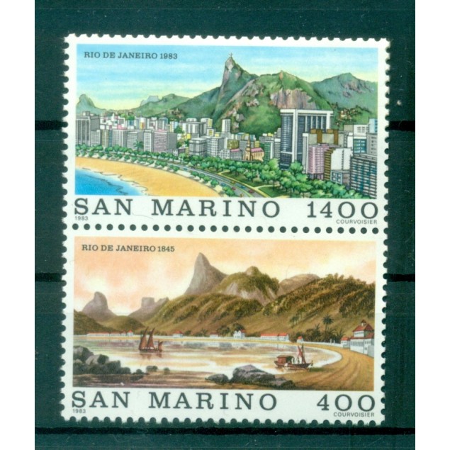 San Marino 1983 - Mi n. 1285/1286 - City of the World VII Rio de Janeiro