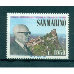 San Marino 1984 - Mi. n. 1303 - Visita del Presidente Pertini