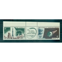 T.A.A.F. 1966 - Y & T  n. 11A air mail - 1st National Satellite (Michel n. 33/34)