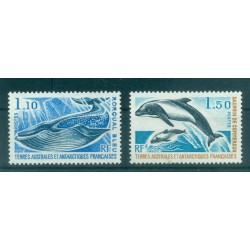 T.A.A.F. 1977 - Y & T n. 64/65 - Cetacei (Michel n. 113/14)