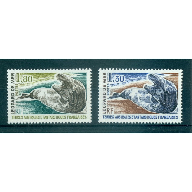 T.A.A.F. 1980 - Mi. n. 152/153 - Leopard Seal