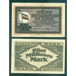 OLD GERMANY EMERGENCY PAPER MONEY - NOTGELD Hamburg 1923 500000 Mk