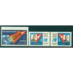 USSR 1962 - Y & T n. 2550/52 - First grouped spaceflight