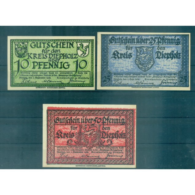 OLD GERMANY EMERGENCY PAPER MONEY - NOTGELD Diepholz 1920