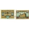 OLD GERMANY EMERGENCY PAPER MONEY - NOTGELD Stadtilm 1921 50 Pf 3 Rathaus