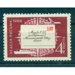 URSS 1968 - Y & T n. 3402 - Settimana internazionale della lettera