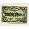 OLD GERMANY EMERGENCY PAPER MONEY - NOTGELD Triebes 1920 50 Pf